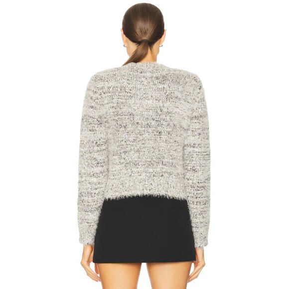 NEW NWT L'AGENCE Una Tweed Knit Cardigan Size XS - Picture 3 of 12